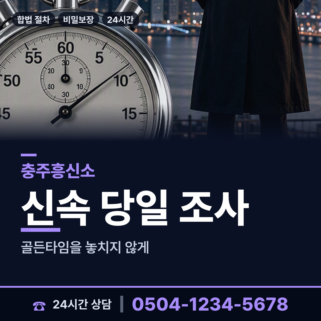 충주 칠금.금릉동 탐문조사 상담 안내