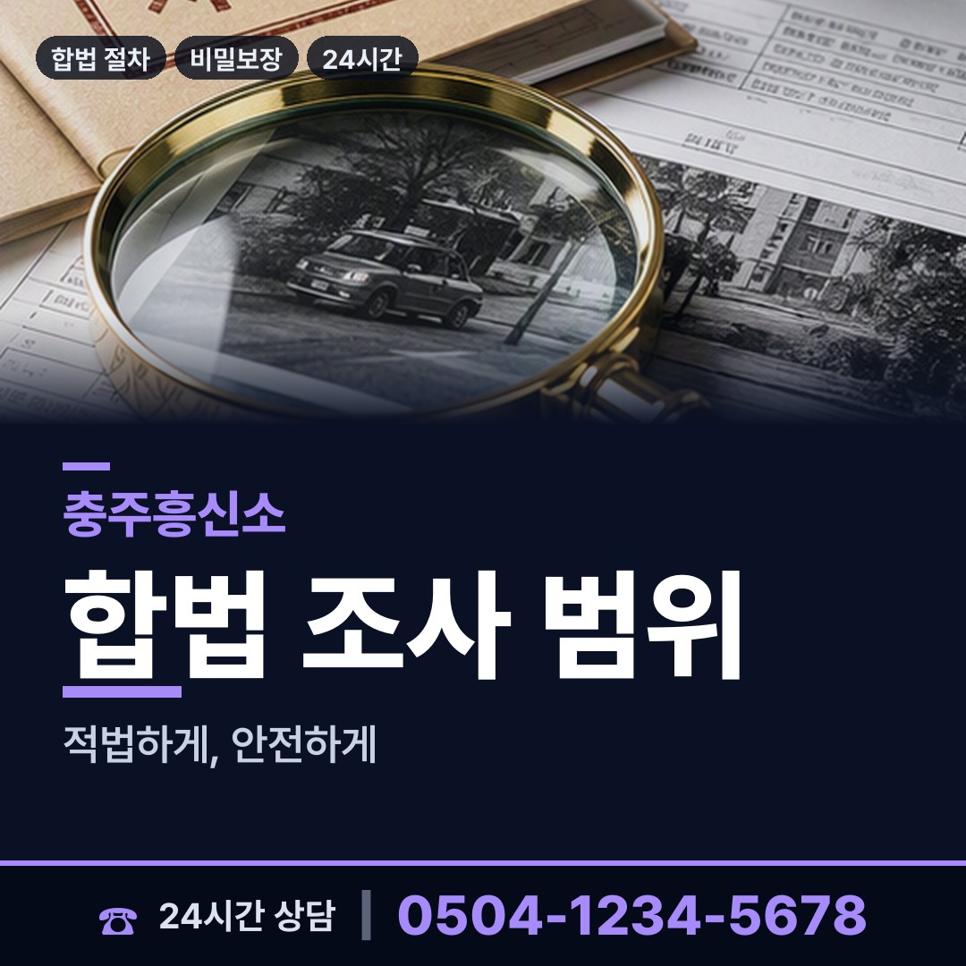 충주 칠금.금릉동 국제결혼조사 상담 안내